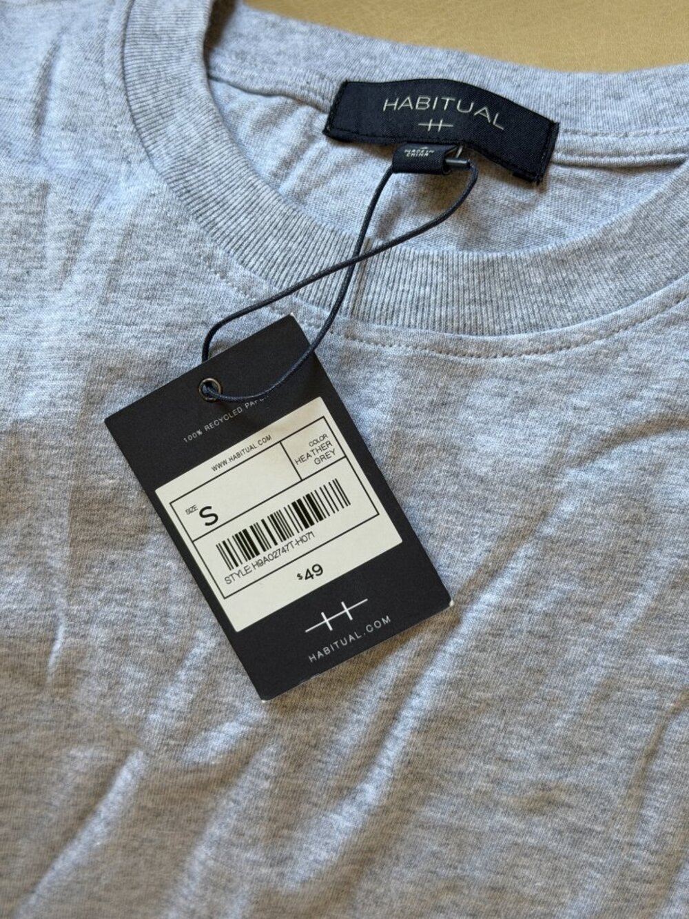 Habitual | The Kai Top in Heather Grey - Picture 4 of 4